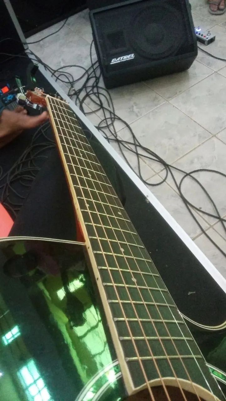 Violão geanini elétrico  - Foto 3