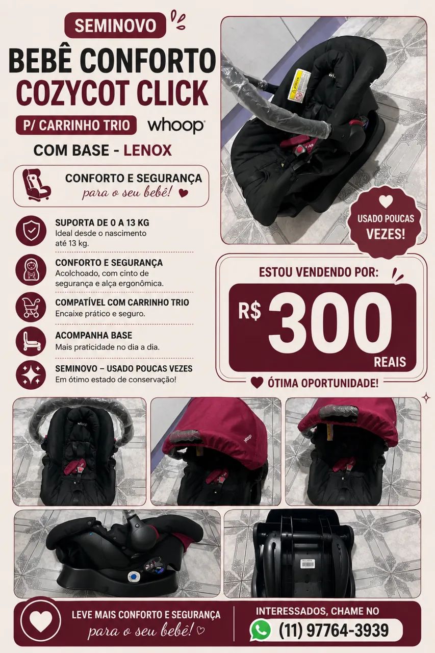 Cadeirinha de bebê 
