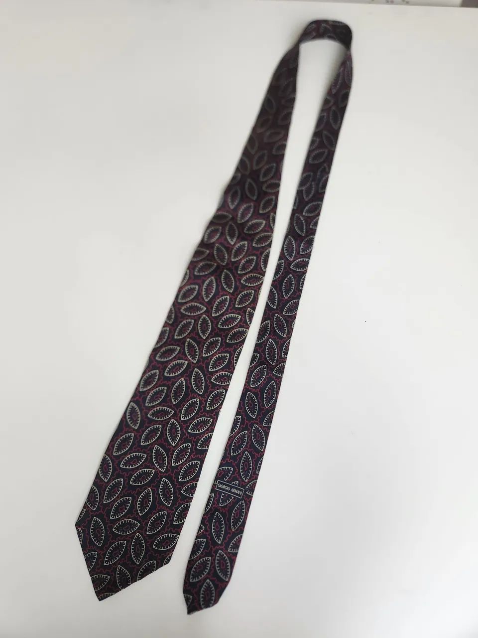 Gravata vintage giorgio armani de seda - Foto 2
