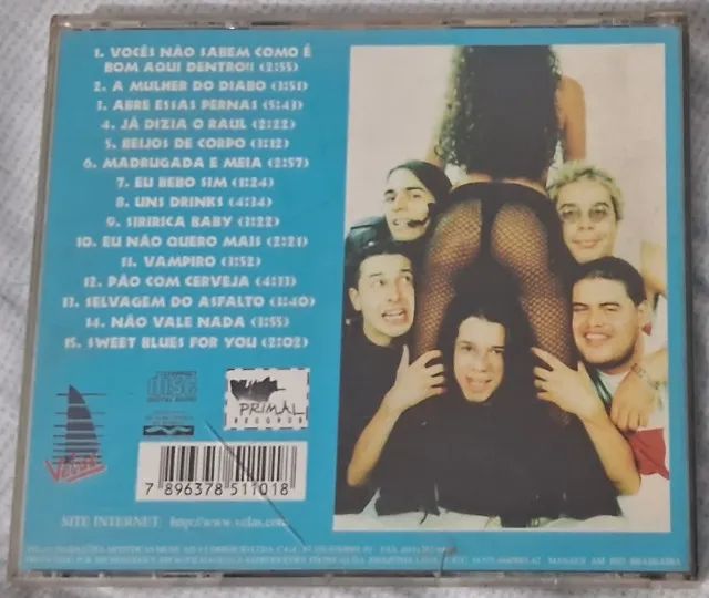 CD VELHAS VIRGENS - Voc ê não sabe como é bom aqui dentro P1996 - Foto 4