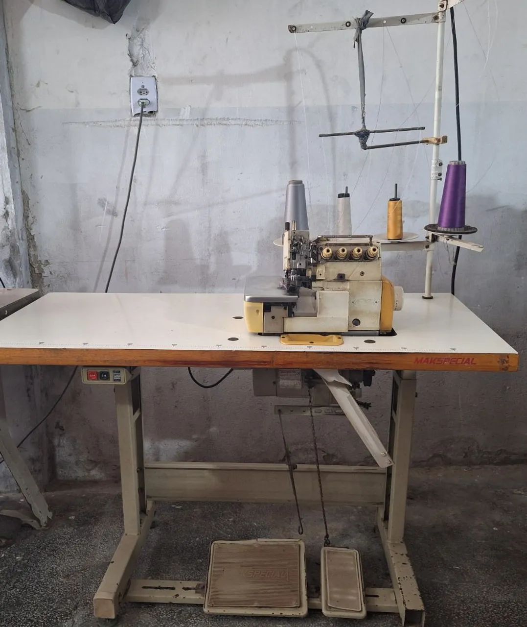 Máquina Interlock Industrial MacSpaciel - Completa