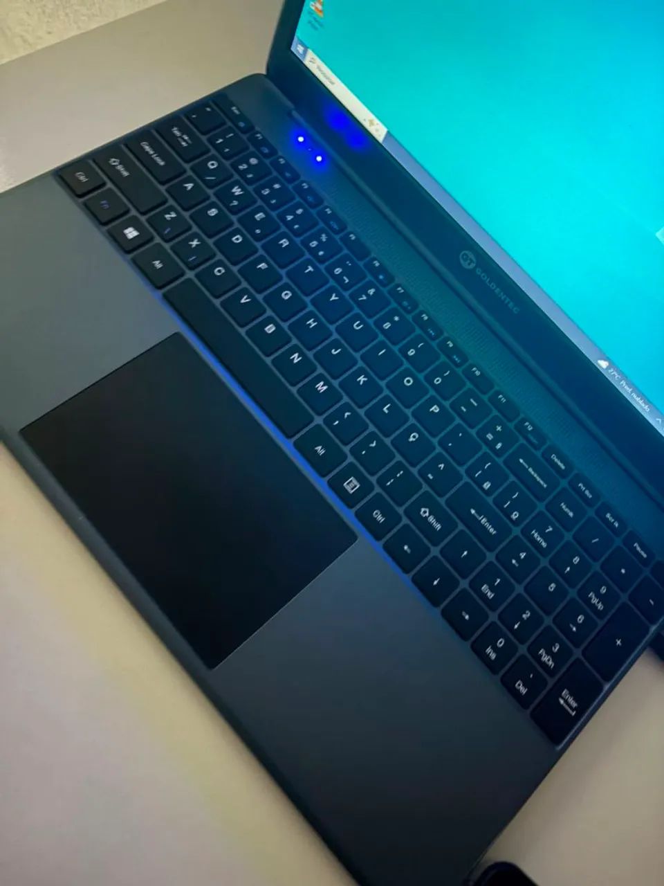 Notebook goldentec ótimo para estudos e trabalho dentre outros, ótimo estado  - Foto 5
