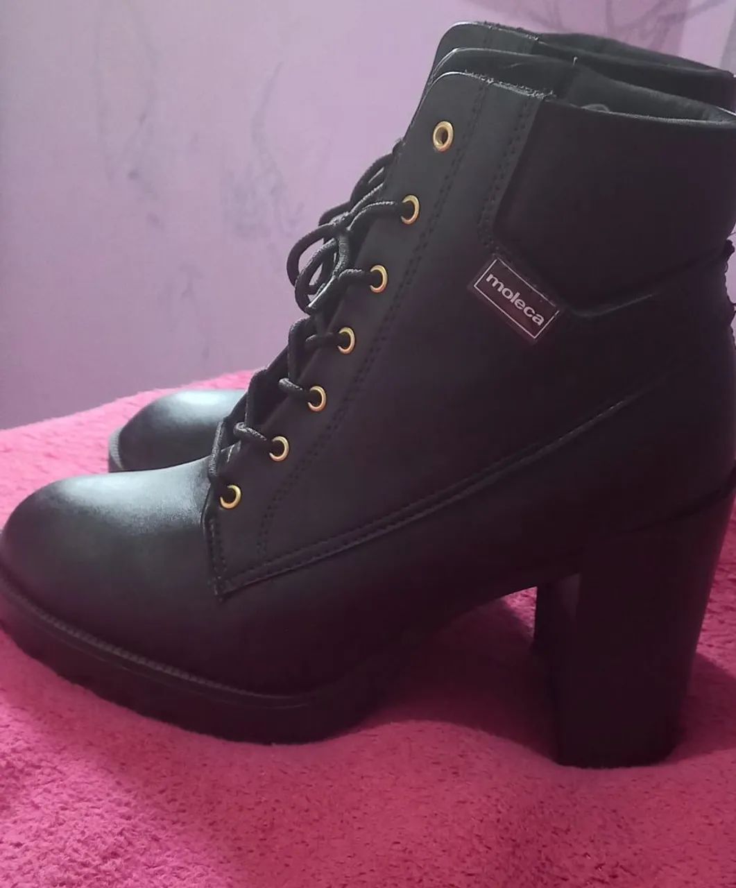 Bota nova nunca usada, preta tamanho 38  - Foto 2