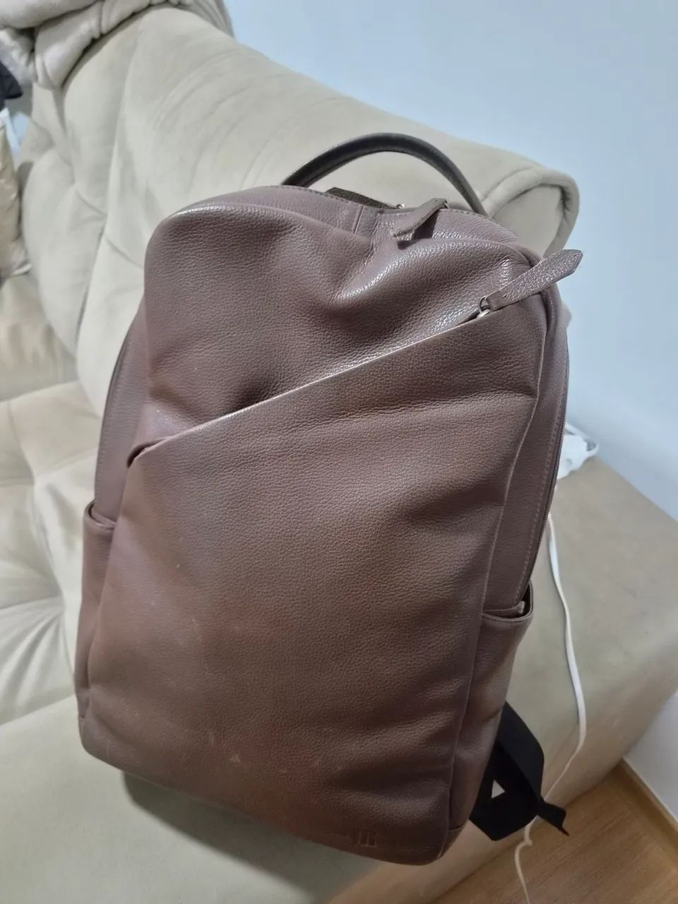 Mochila Executiva Notebook Couro Legítimo 