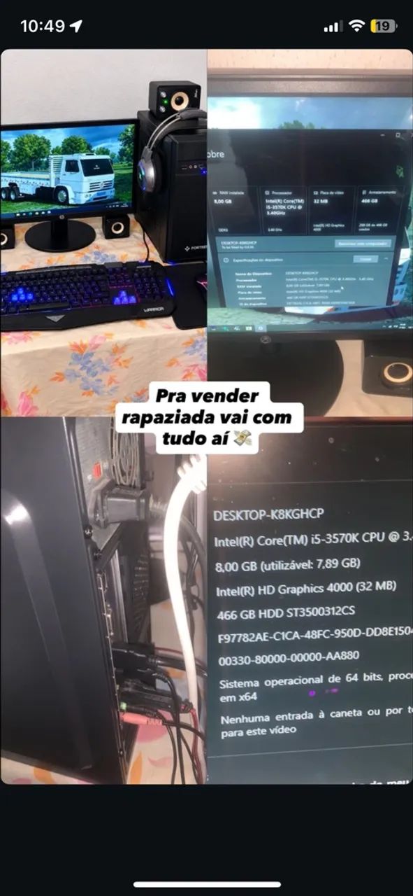 Computador a venda 