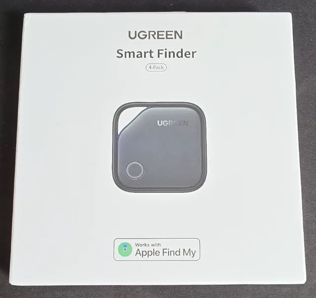 Kit com 4 tags UGREEN Smart Finder CM816 Para IOS (Só funciona com Apple) Novo.