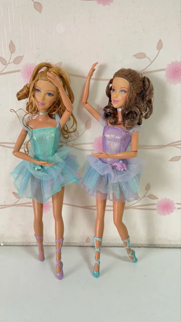 Barbie Bailarina gêmeas Hadley e Isla princesa  - Foto 2