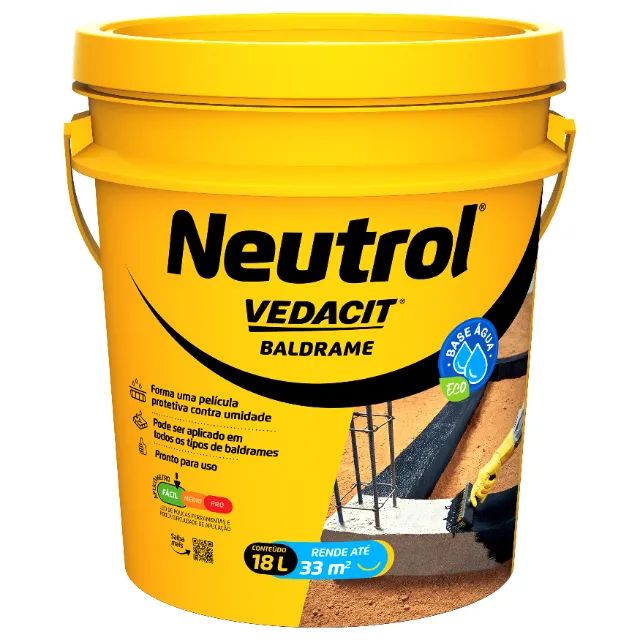 VEDACIT NEUTROL BALDRAME 18L - Fundação IMPERDIVEL