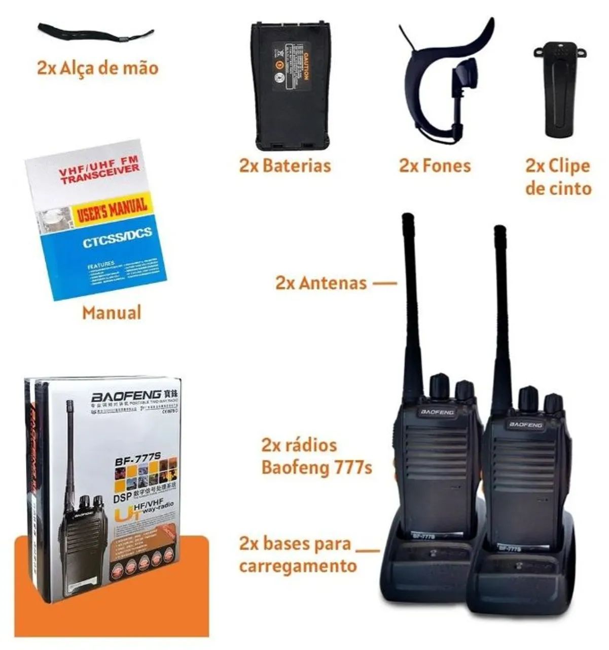Rádio comunicador de longa distância Baofeng  - Foto 5