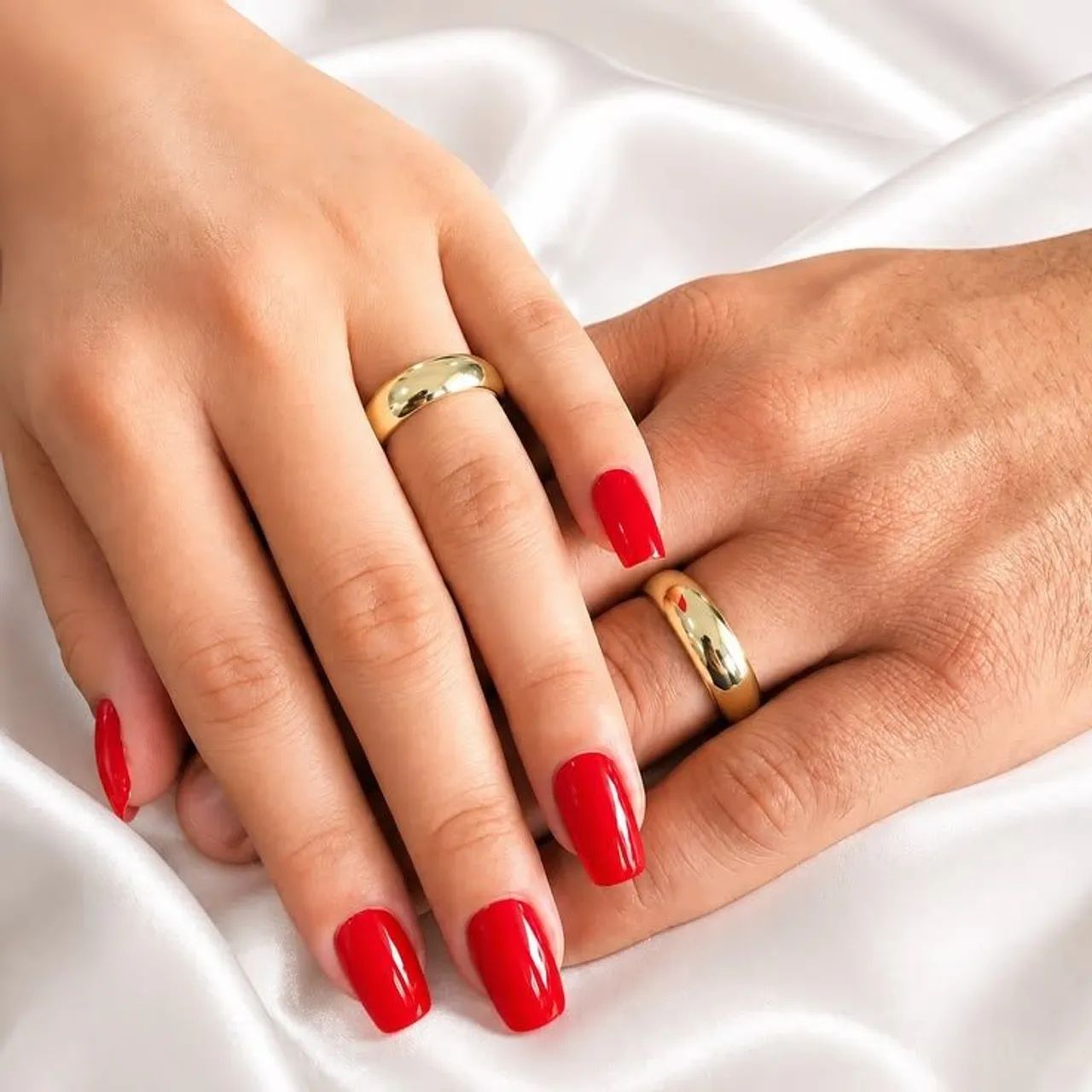 ALIANÇAS DE CASAMENTO EM OURO 18K 