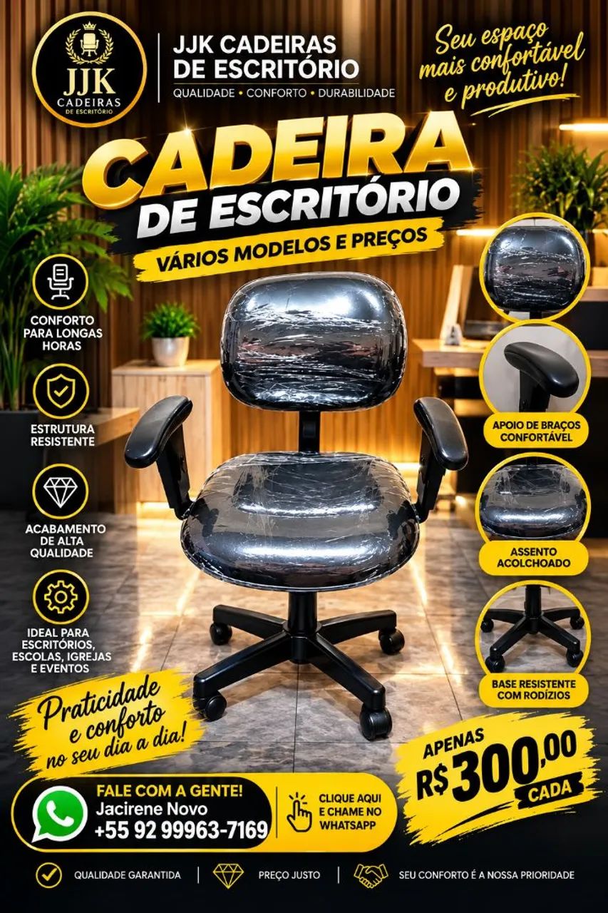 Vendo cadeiras de escritório  - Foto 5