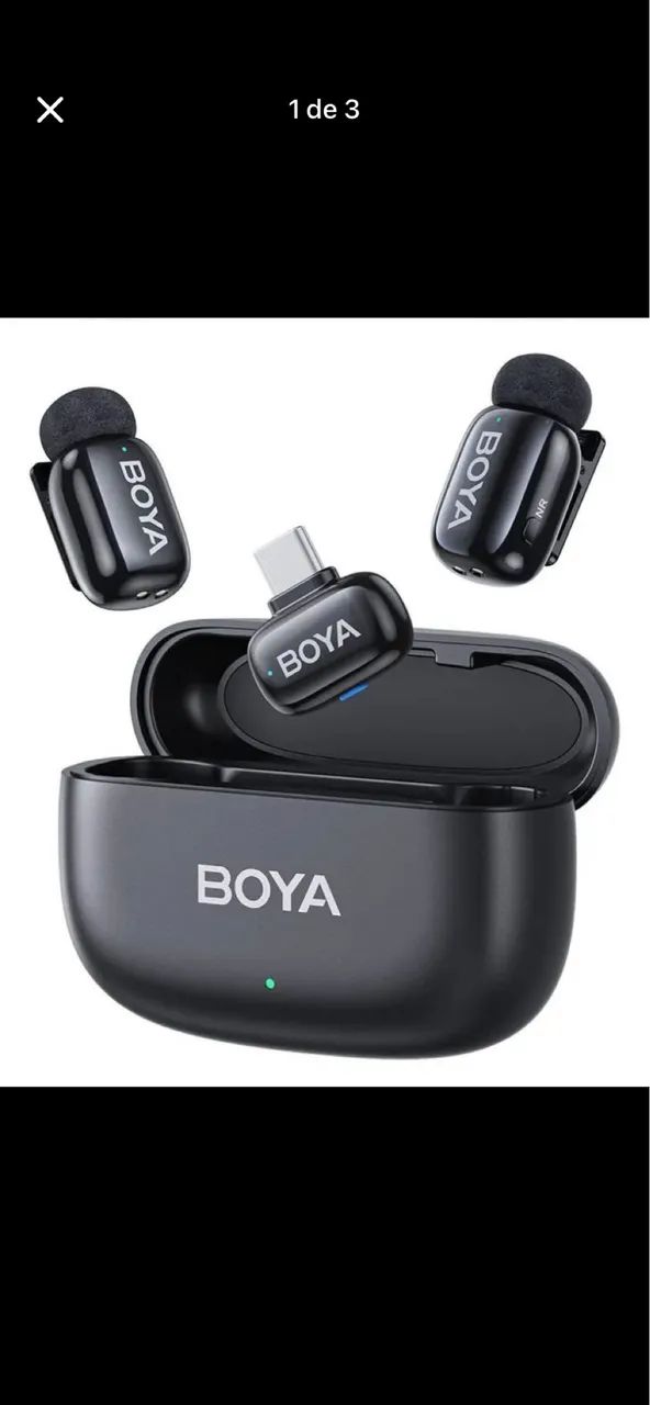 Microfone de lapela boya mini