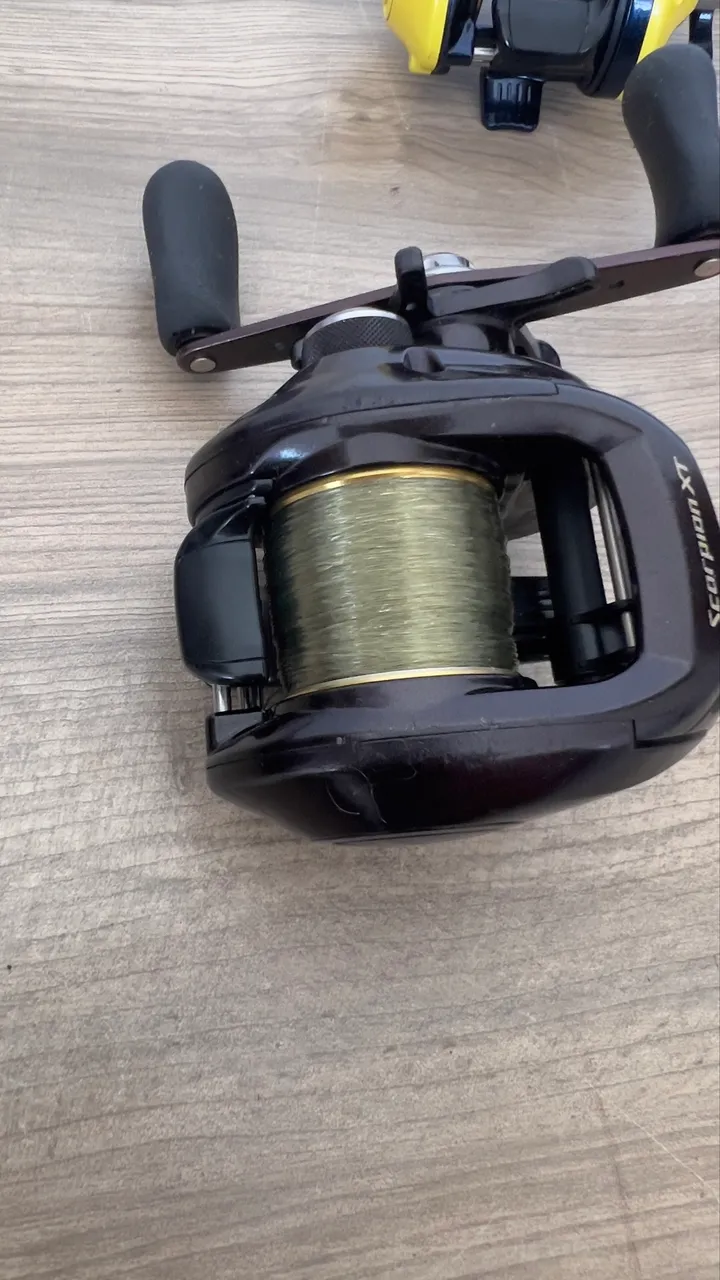 Carretilha perfil baixo Shimano Scorpion Antares 5 - USADA