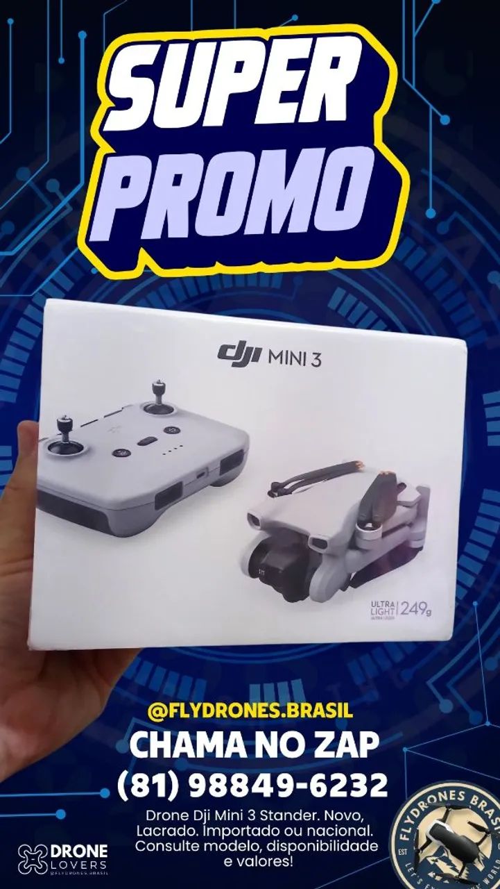 Dji Mini 3 Stander! Novo! 