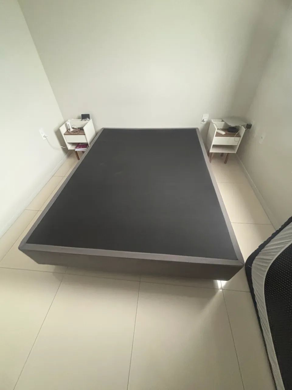 Base cama box casal pikolin cinza  - Foto 5