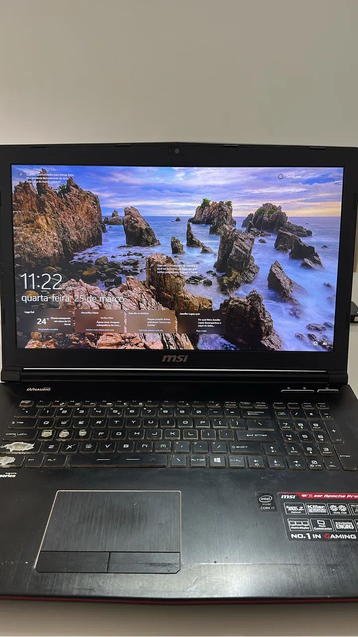 MSI Gamer i7 + GTX 970M / 16GB / SSD + HD / Tela 17"