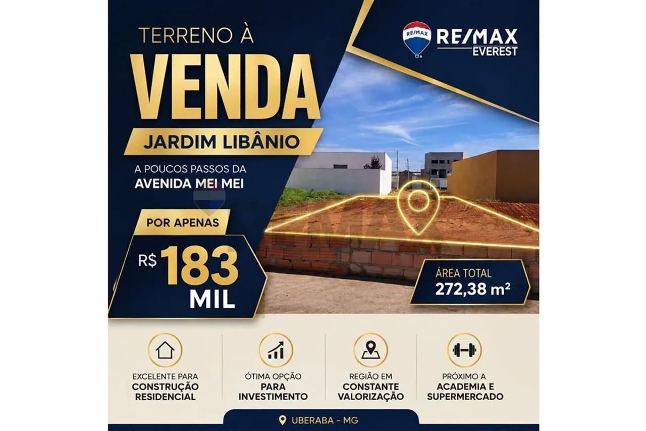 TERRENO MEDINDO 272m². - Foto 3