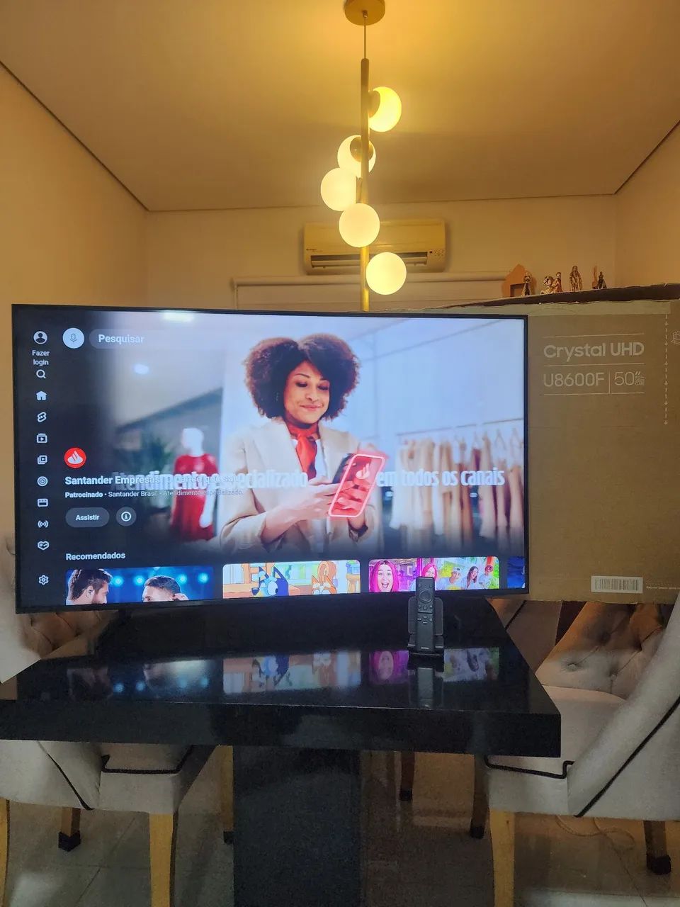 TV SMART 4K Samsung 50 Polegadas - Apenas 5 Meses de Uso | Xbox Cloud Gaming - Foto 2