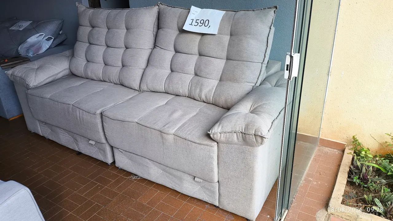 So hoje Sofs premium novo retratil e reclinável 1590 - Foto 3