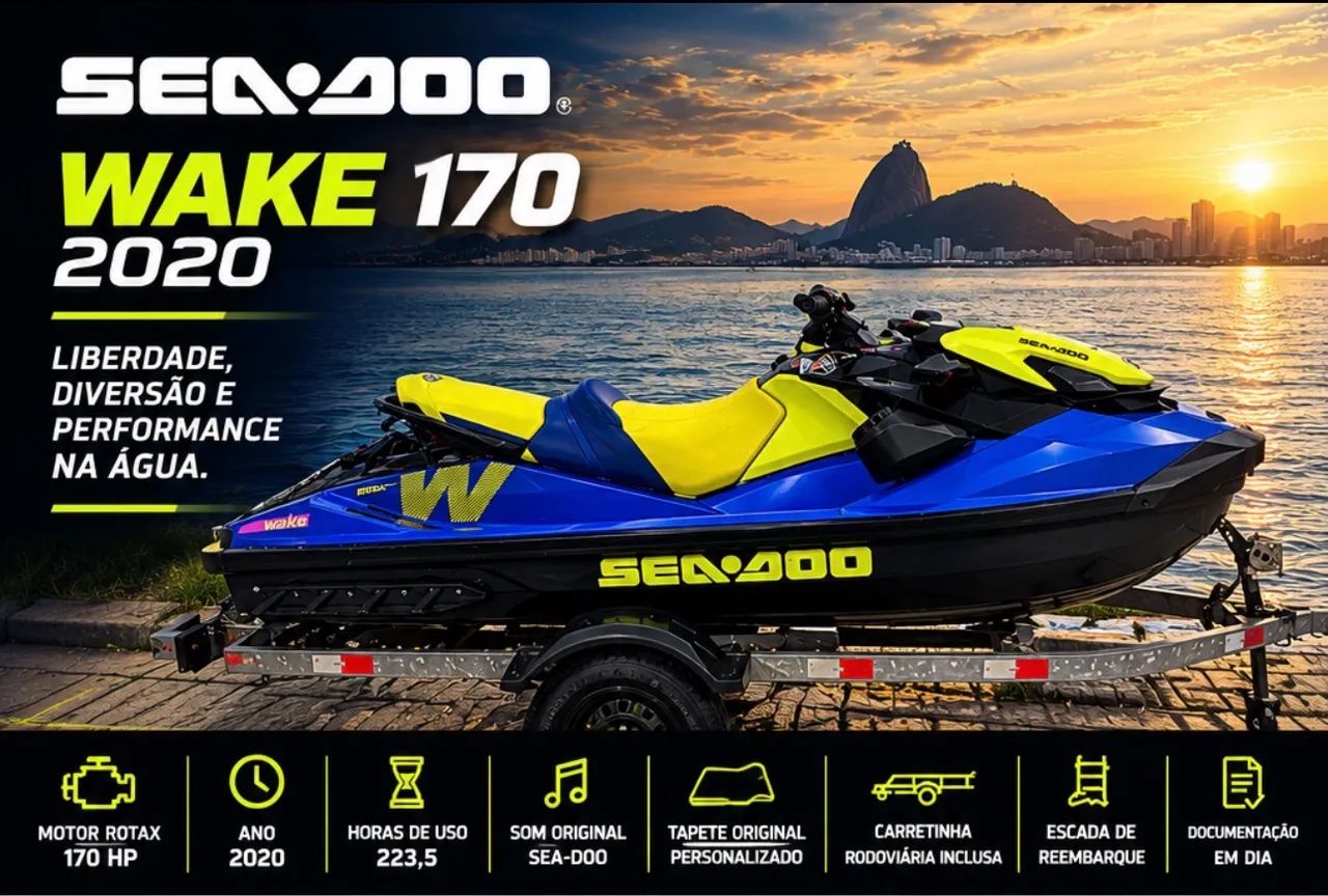 Jetsky Seadoo wake 170