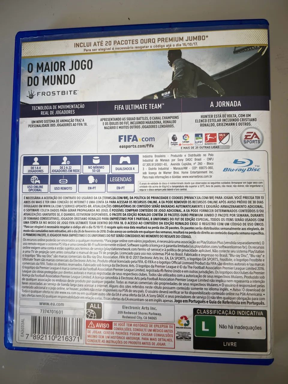 FIFA 2018 Original Ps4 - Foto 2