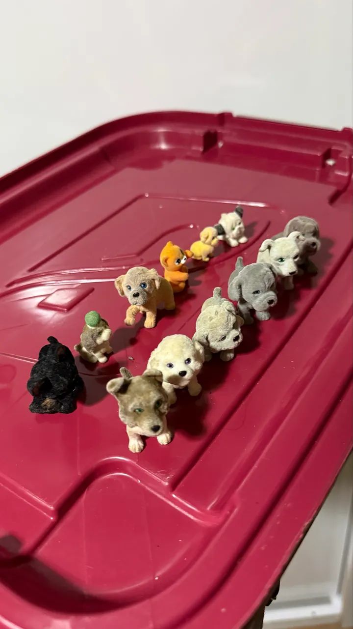 miniaturas de cachorrinhos aveludados - Foto 2