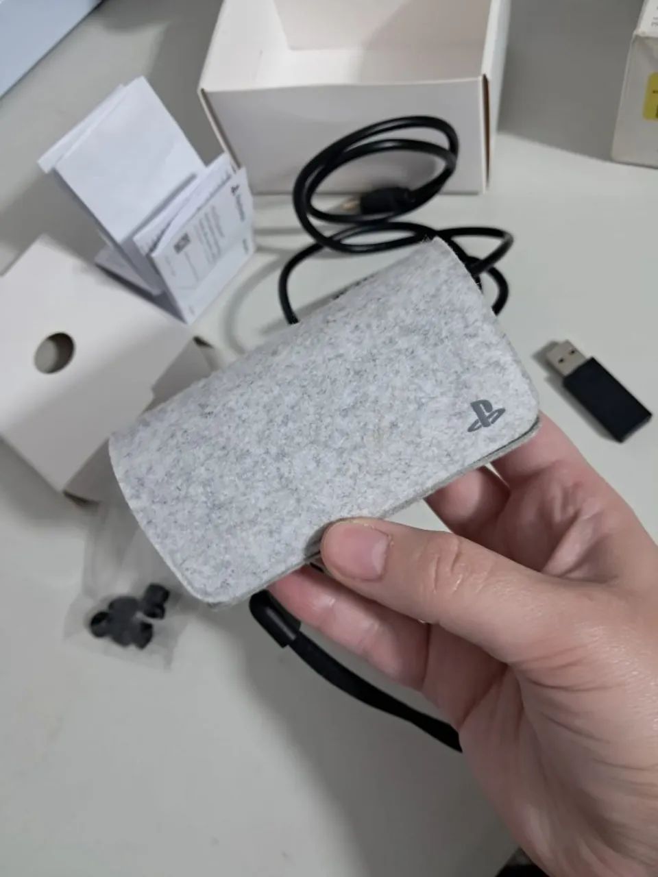 Fone Sony PULSE Explore PS5 PlayStation Link - Usado - Foto 2