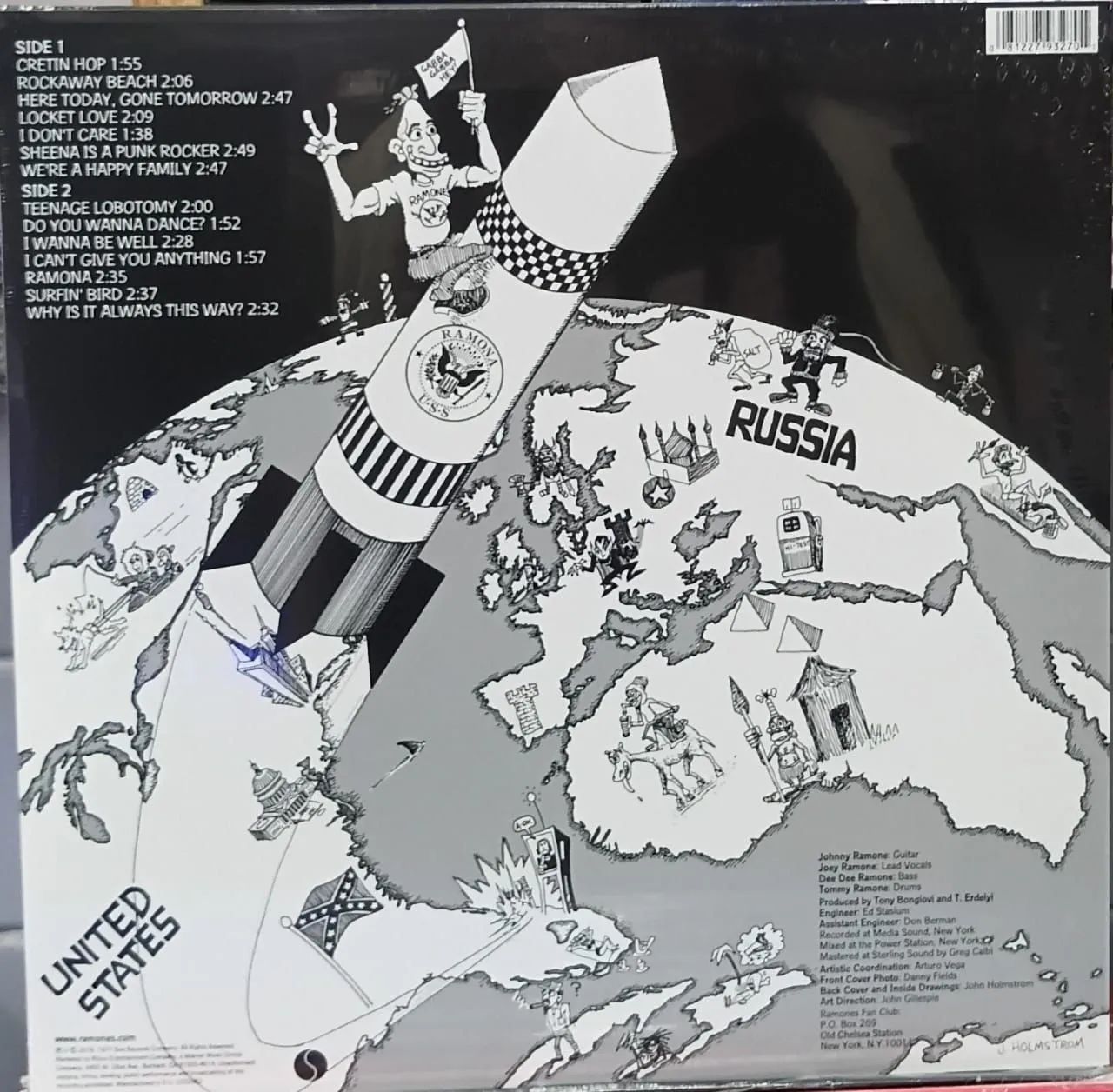 LP IMPORTADO RAMONES LACRADO - ROCKET TO RUSSIA  - Foto 2