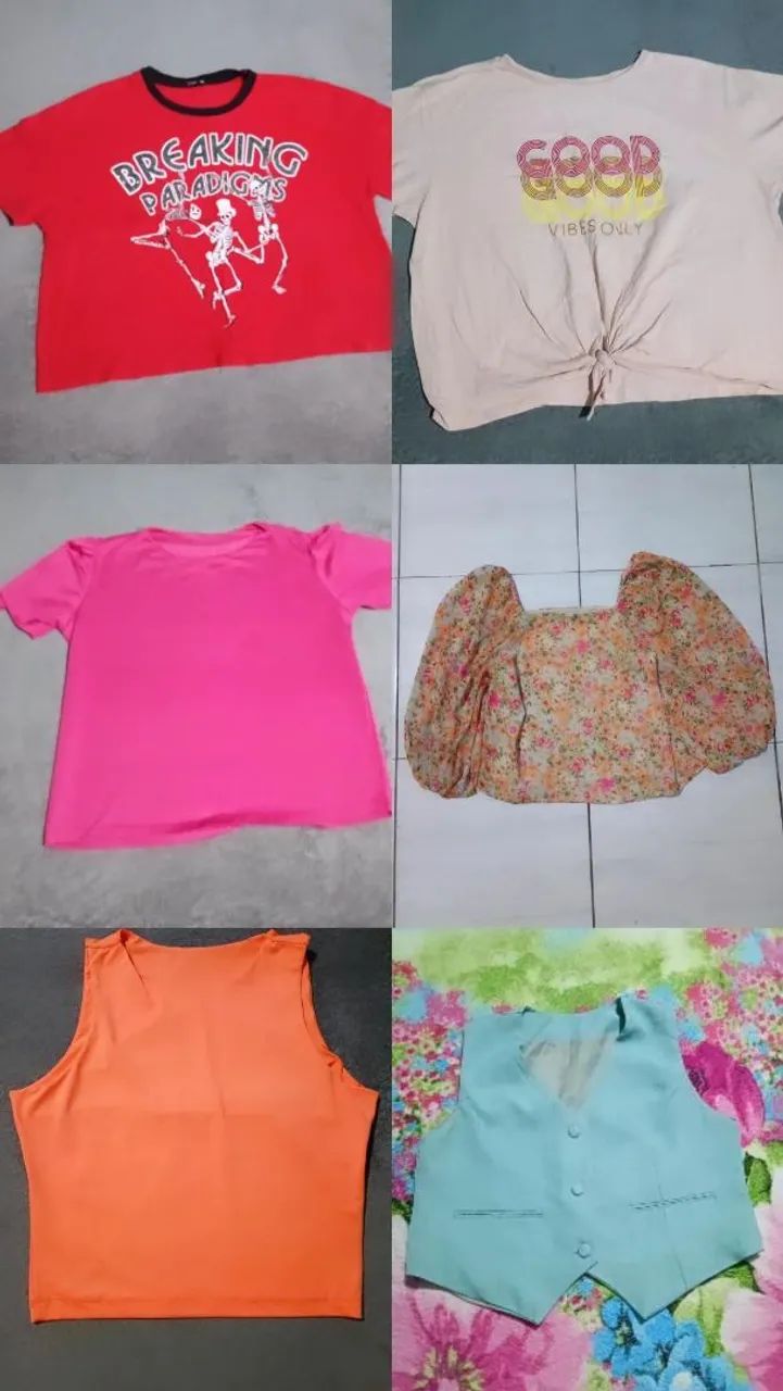 Lote 50 peças roupas - Foto 5