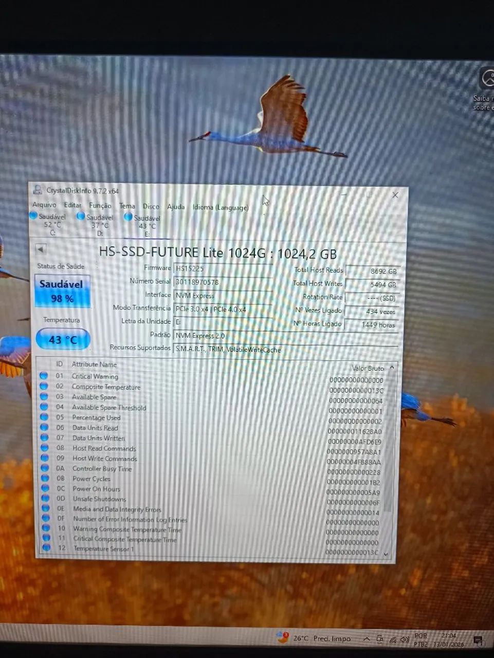 SSD Nvme de 1Tb - Hiksemi Future 7000mb/s - Foto 6