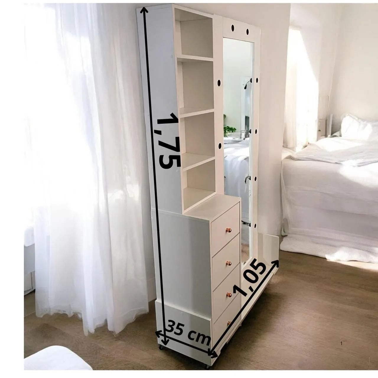 ESPELHO CAMARIM PREMIUM 100% MDF - Foto 3