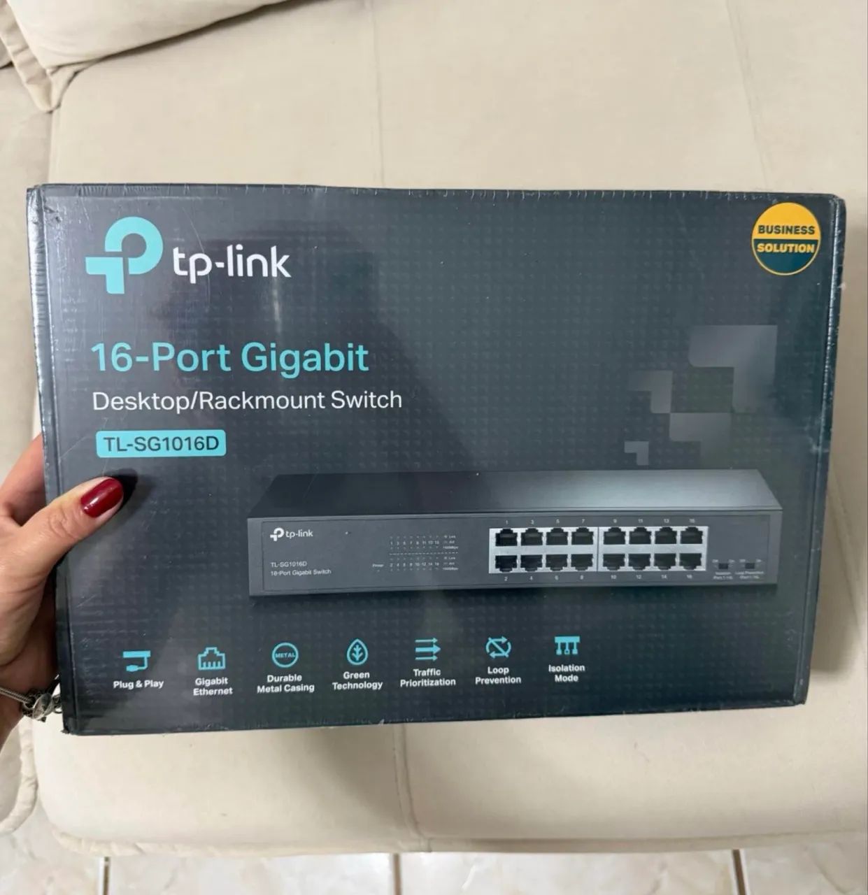 Switch Tp-Link 16p Tl-sg1016d (Lacrado)