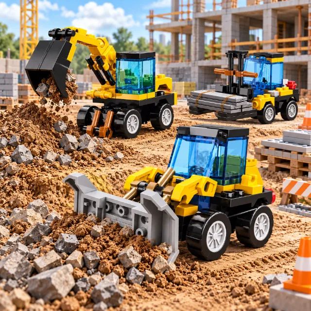  Bloco de Montar City Construção 4 em 1 - Foto 2