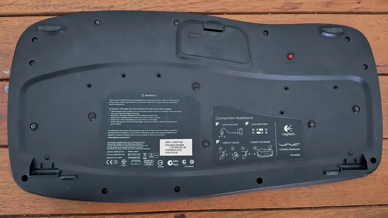 Teclado e mouse Logitech - modelo Wave - mouse precisa de reparo? - Foto 4