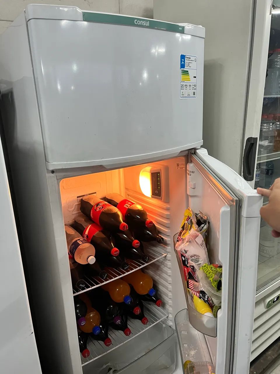 Geladeira Consul Duplex 2 Portas com Freezer - Funcionando - Foto 3