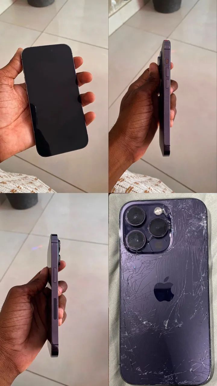 iPhone 14 Pro Fundo Trincado 