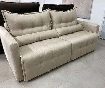 Sofá Cama 2,15m Retrátil Reclinável - (Entregamos)