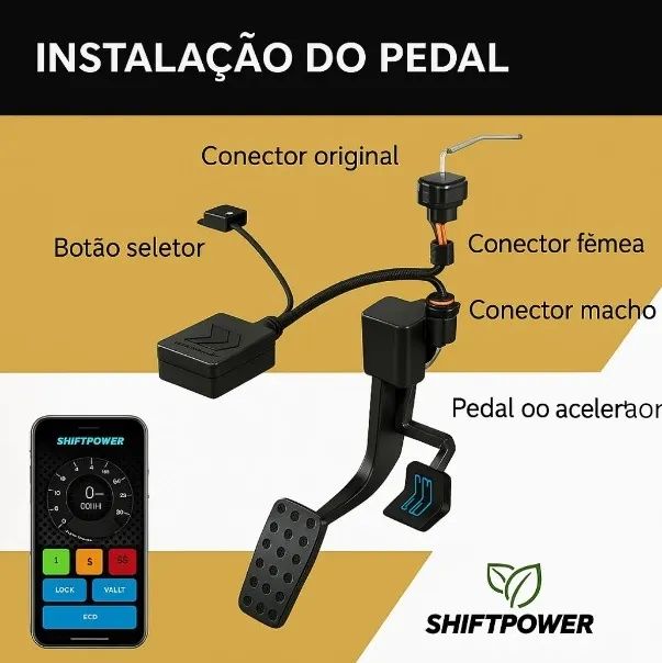 Shift Power Faaftech Interface de Performance Pedal Onix 2013 a 2019 - Foto 5
