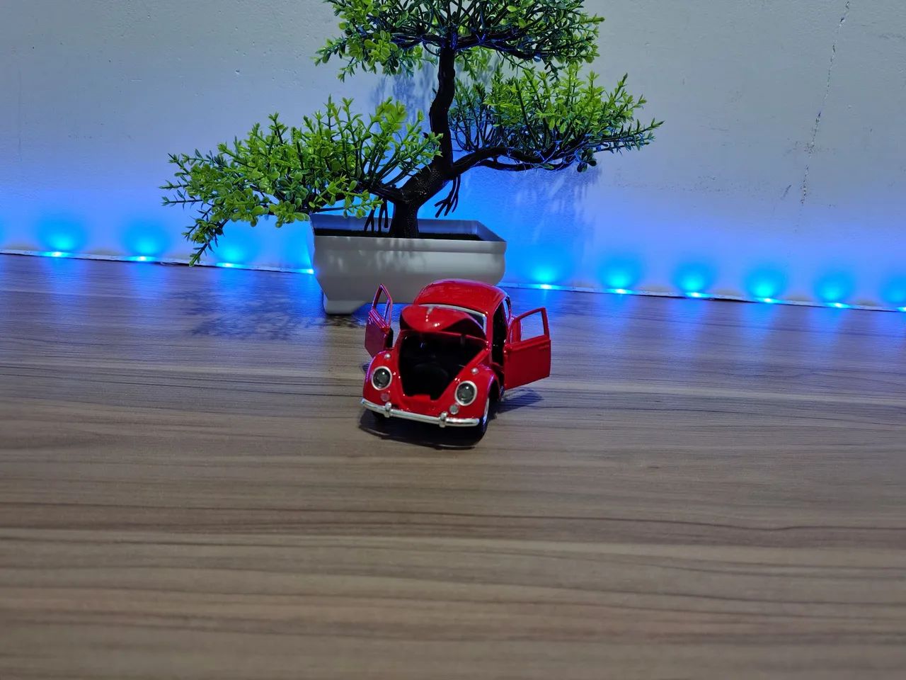 CARRINHO FUSCA VERMELHO MINIATURA COLECIONAVEL  - Foto 5