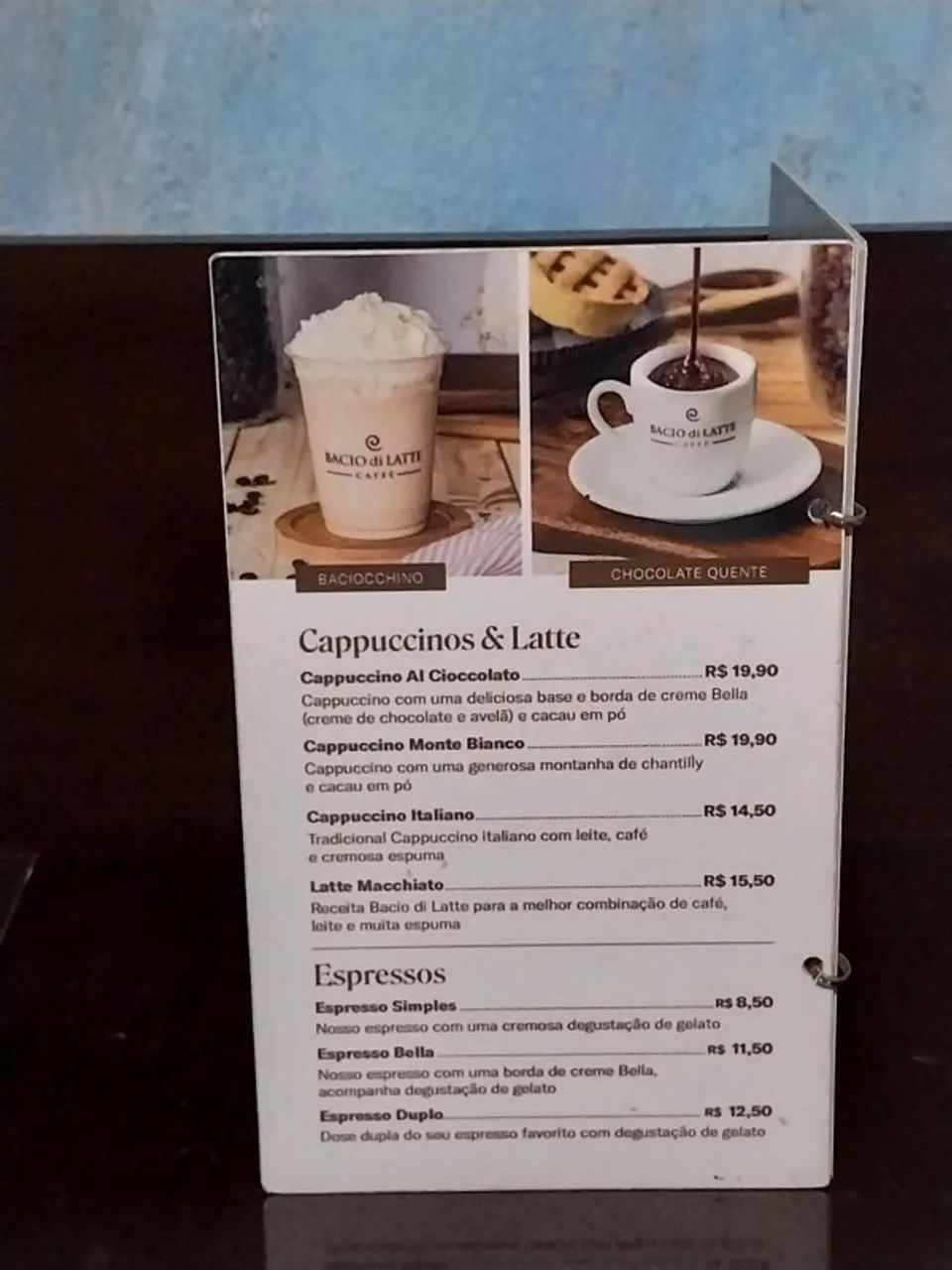 Menu Cardápio Caffetteria Bacio - Foto 3