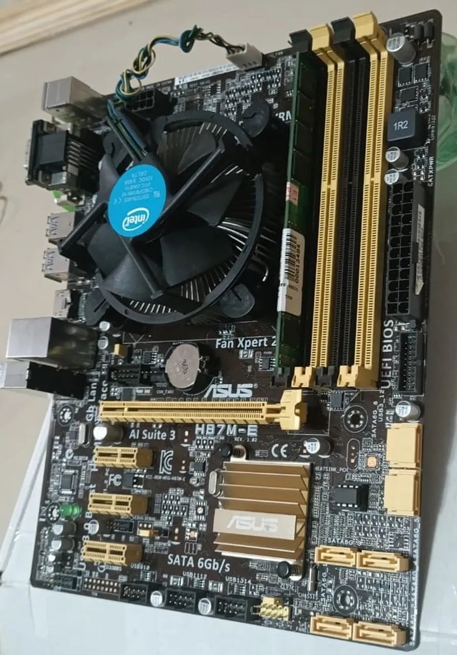 Placa Mãe Asus H87M-E sockt 1150 - Foto 3