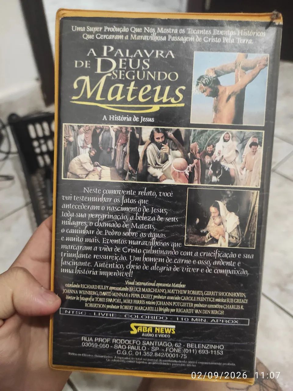 VHS A palavra de Deus segundo Mateus  - Foto 2