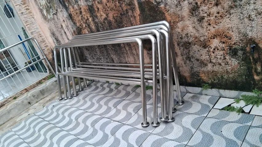 GUARDA CORPO EM AÇO INOX (NOVO).