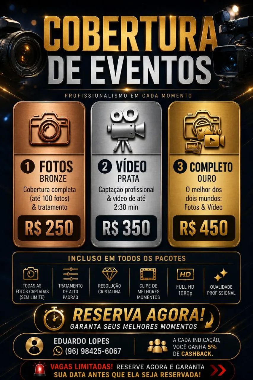 COBERTURA DE EVENTOS 