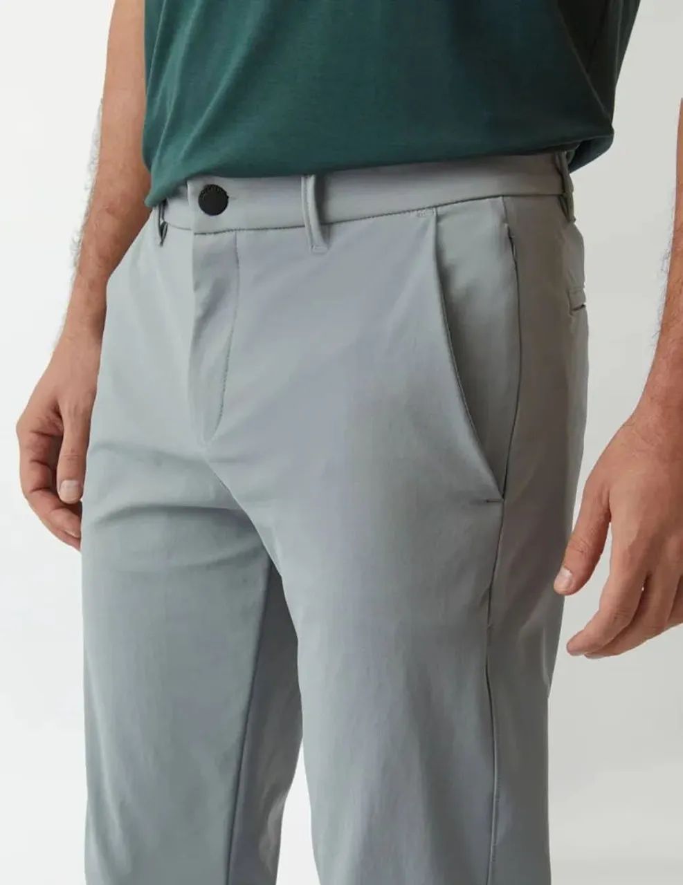 calça chino tech cinza aviator 46 - Foto 2