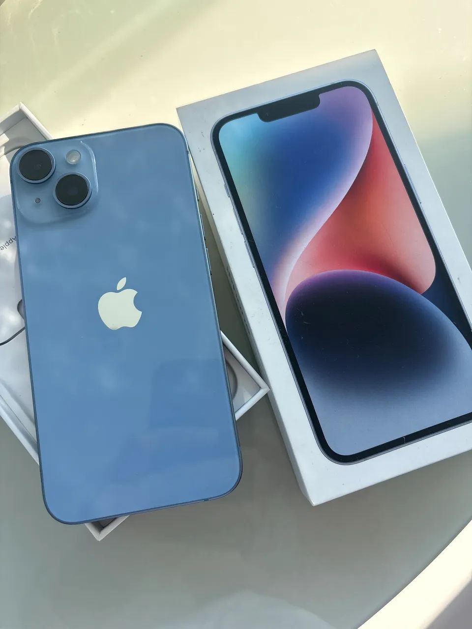 iPhone 14 Blue 128 GB intacto 