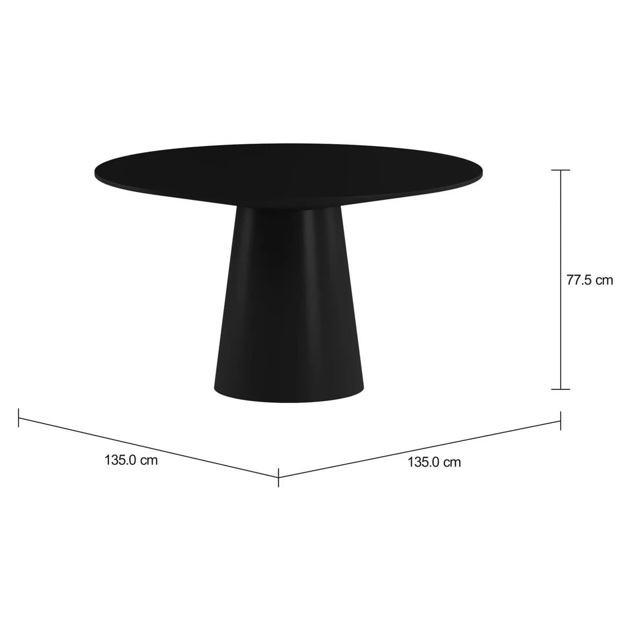 Mesa de jantar redonda grande Tok Stok - Foto 2