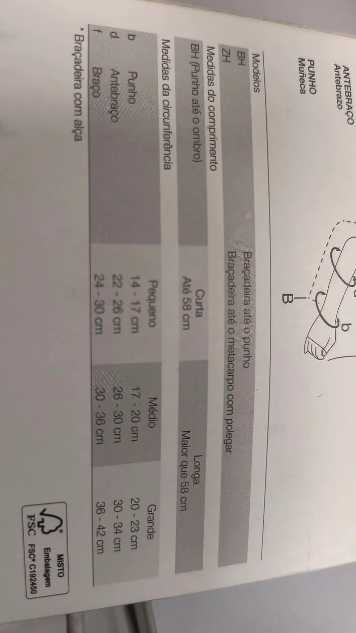 Braçadeira Compressiva - G - Nova nuca usada - Foto 3