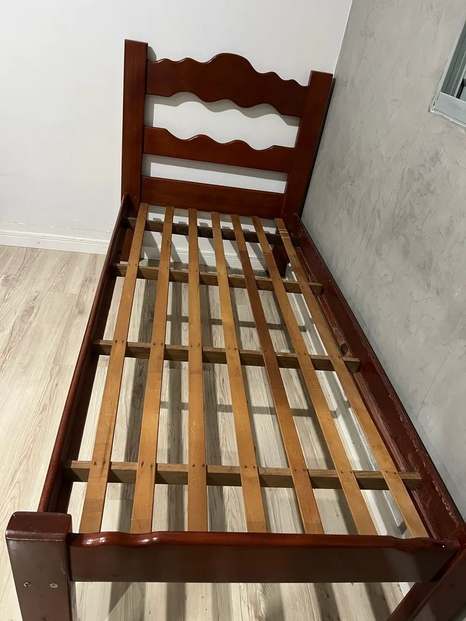 Cama solteiro madeira - sem colchão  - Foto 4