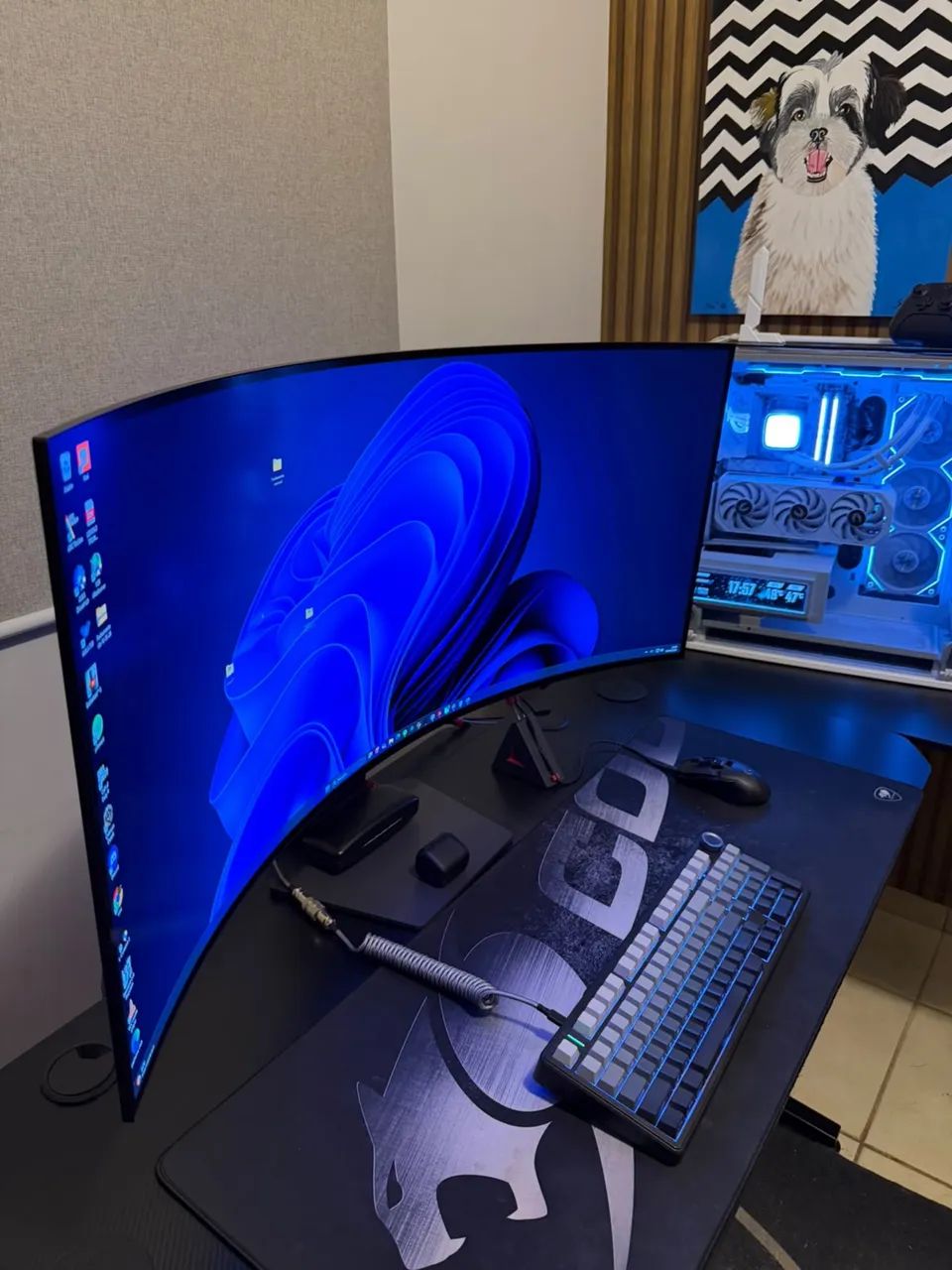 Monitor LG 45 polegadas Oled Ultrawide - 4 Meses de uso com NF e caixa - Foto 3